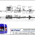 Automatic 5L-30L Lubricating Oil Filling Line Автоматска линија за полнење нафта за подмачкување 5L-30L