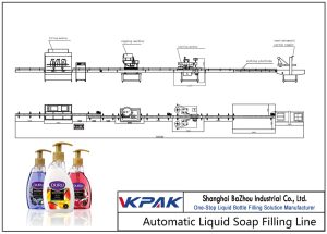 Автоматска линија за полнење на течен сапун