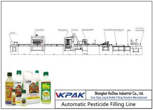 Автоматска линија за полнење на пестициди