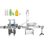 Automatic Linear Pressing Bottle Cap Capping Machine Автоматска машина за покривање на капачето од шишето со линеарно притискање