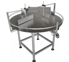 Целосно автоматски Unscrambler за шишиња Динамички ротациони работни плочи